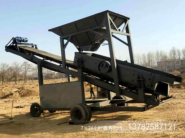沙場(chǎng)篩沙機(jī)對(duì)篩分精度要求不高使用簡(jiǎn)易滾動(dòng)篩即可